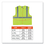 Load image into Gallery viewer, Glowear 8225hl Class 2 Standard Solid Hook And Loop Vest, Polyester, Lime, Large/x-large, Ships In 1-3 Business Days
