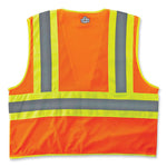 Load image into Gallery viewer, Glowear 8229z Class 2 Economy Two-tone Zipper Vest, Polyester, X-small, Orange, Ships In 1-3 Business Days

