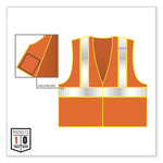 Load image into Gallery viewer, Glowear 8230z Class 2 Two-tone Mesh Zipper Vest, Polyester, Small/medium, Orange, Ships In 1-3 Business Days
