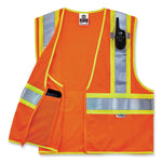 Load image into Gallery viewer, Glowear 8230z Class 2 Two-tone Mesh Zipper Vest, Polyester, Small/medium, Orange, Ships In 1-3 Business Days
