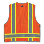 Load image into Gallery viewer, Glowear 8254hdz Class 2 Heavy-duty Surveyors Zipper Vest, Polyester, Small/medium, Orange, Ships In 1-3 Business Days
