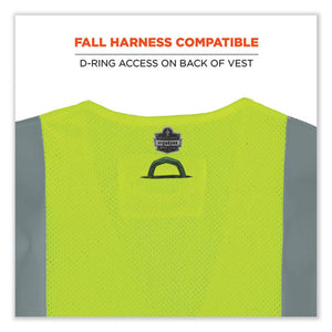 Glowear 8260frhl Class 2 Fr Safety Hook And Loop Vest, Modacrylic/kevlar, Large/x-large, Lime, Ships In 1-3 Business Days