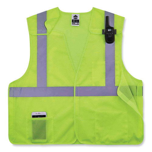 Glowear 8217ba Class 2 Breakaway Mesh Vest, Polyester, Small/medium, Lime, Ships In 1-3 Business Days