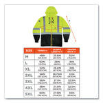 Load image into Gallery viewer, Glowear 8372 Zipup Hivis Class 3 Zip Hood Sweatshirt W/ Black Bottom, Polar Fleece, Lime, Medium, Ships In 1-3 Business Days
