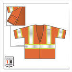 Load image into Gallery viewer, Glowear 8330z Class 3 Two-tone Zipper Vest, Polyester, 2x-large/3x-large, Orange, Ships In 1-3 Business Days
