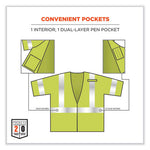 Load image into Gallery viewer, Glowear 8356frhl Class 3 Fr Hook And Loop Safety Vest With Sleeves, Modacrylic. 2xl/3xl, Lime, Ships In 1-3 Business Days
