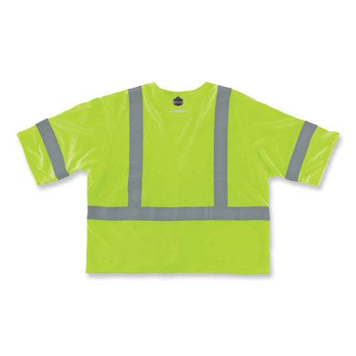 Glowear 8356frhl Class 3 Fr Hook And Loop Safety Vest With Sleeves, Modacrylic, 4xl/5xl, Lime, Ships In 1-3 Business Days