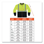 Load image into Gallery viewer, Glowear 8281bk Class 2 Long Sleeve Shirt With Black Bottom, Polyester, Small, Lime, Ships In 1-3 Business Days
