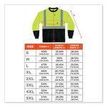 Load image into Gallery viewer, Glowear 8281bk Class 2 Long Sleeve Shirt With Black Bottom, Polyester, Medium, Lime, Ships In 1-3 Business Days
