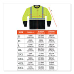 Load image into Gallery viewer, Glowear 8281bk Class 2 Long Sleeve Shirt With Black Bottom, Polyester, Large, Lime, Ships In 1-3 Business Days
