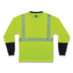 Load image into Gallery viewer, Glowear 8281bk Class 2 Long Sleeve Shirt With Black Bottom, Polyester, 4x-large, Lime, Ships In 1-3 Business Days
