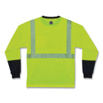 Load image into Gallery viewer, Glowear 8281bk Class 2 Long Sleeve Shirt With Black Bottom, Polyester, 5x-large, Lime, Ships In 1-3 Business Days
