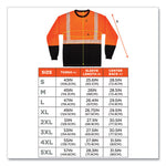 Load image into Gallery viewer, Glowear 8281bk Class 2 Long Sleeve Shirt With Black Bottom, Polyester, Large, Orange, Ships In 1-3 Business Days
