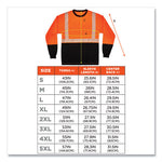Load image into Gallery viewer, Glowear 8281bk Class 2 Long Sleeve Shirt With Black Bottom, Polyester, 5x-large, Orange, Ships In 1-3 Business Days
