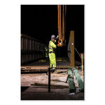 Load image into Gallery viewer, Glowear 8291bk Type R Class 2 Black Front Long Sleeve T-shirt, Polyester, X-large, Lime, Ships In 1-3 Business Days
