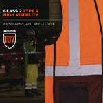 Load image into Gallery viewer, Glowear 8210z Hi-vis Class 2 Mesh Vest, Small To Medium, Orange, Ships In 1-3 Business Days
