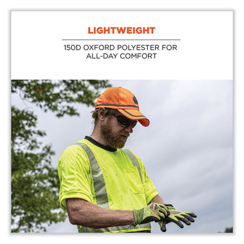 Glowear 8930 Hi-vis Baseball Cap, Polyester, One Size Fits Most, Orange, Ships In 1-3 Business Days
