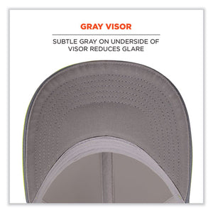 Glowear 8931 Reflective Stretch-fit Hat, Cotton/polyester, Ergodyne Logo, Large/xl, Hi-vis Lime, Ships In 1-3 Business Days