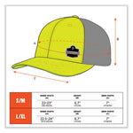 Load image into Gallery viewer, Glowear 8931 Reflective Stretch-fit Hat, Cotton/polyester, Ergodyne Logo, Large/xl, Hi-vis Lime, Ships In 1-3 Business Days
