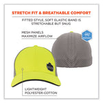 Load image into Gallery viewer, Glowear 8931 Reflective Stretch-fit Hat, Cotton/polyester, Ergodyne Logo, Large/xl, Hi-vis Lime, Ships In 1-3 Business Days
