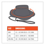 Load image into Gallery viewer, Glowear 8935 Hi-vis Ranger Sun Hat, Polyester, 2x-large/3x-large, Orange, Ships In 1-3 Business Days
