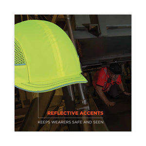 Skullerz 8950 Bump Cap Hat, Micro Brim, Lime, Ships In 1-3 Business Days