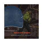Load image into Gallery viewer, Skullerz 8965 Lightweight Bump Cap Hat With Led Lighting, Long Brim, Navy, Ships In 1-3 Business Days
