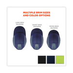 Load image into Gallery viewer, Skullerz 8950xl Xl Bump Cap Hat, Long Brim, Black, Ships In 1-3 Business Days
