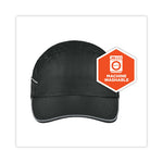 Load image into Gallery viewer, Skullerz 8955 Lightweight Bump Cap Hat, Long Brim, Black, Ships In 1-3 Business Days
