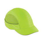 Load image into Gallery viewer, Skullerz 8960 Bump Cap With Led Lighting, Short Brim, Lime Green, Ships In 1-3 Business Days
