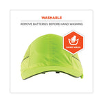 Load image into Gallery viewer, Skullerz 8960 Bump Cap With Led Lighting, Long Brim, Lime Green, Ships In 1-3 Business Days
