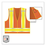 Load image into Gallery viewer, Glowear 8245psv Class 2 Public Safety Vest, Polyester, 2x-large/3x-large, Orange, Ships In 1-3 Business Days

