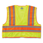 Load image into Gallery viewer, Glowear 8245psv Class 2 Public Safety Vest, Polyester, Small/medium, Lime, Ships In 1-3 Business Days
