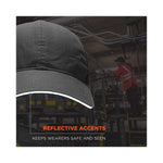 Load image into Gallery viewer, Skullerz 8946 Baseball Cap With Bump Cap Insert, Os, Black, Ships In 1-3 Business Days
