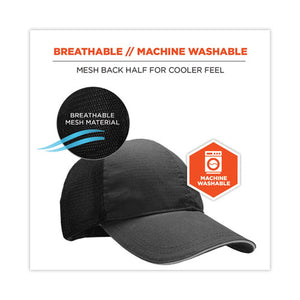 Skullerz 8946 Baseball Cap With Bump Cap Insert, Os, Black, Ships In 1-3 Business Days
