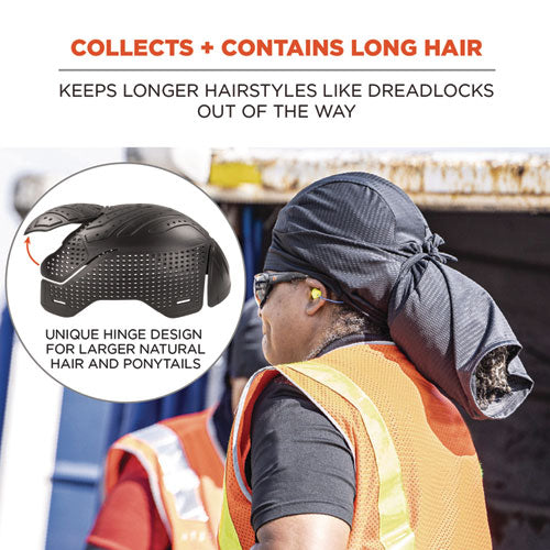 Skullerz 8941 Dreadlock Tube and Bump Cap Insert, Small/Medium, Black, Ships in 1-3 Business Days