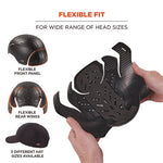 Load image into Gallery viewer, Skullerz 8947 Lightweight Baseball Hat And Bump Cap Insert, X-large/2x-large, Black, Ships In 1-3 Business Days
