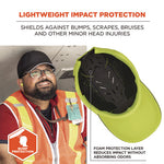 Load image into Gallery viewer, Skullerz 8947 Lightweight Baseball Hat And Bump Cap Insert, X-small/small, Lime, Ships In 1-3 Business Days

