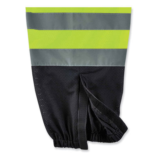 Glowear 8910bk Class E Hi-vis Pants With Black Bottom, Polyester, Large/x-large, Lime, Ships In 1-3 Business Days