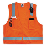 Load image into Gallery viewer, Glowear 8249z Class 2 Economy Surveyors Zipper Vest, Polyester, 4x-large/5x-large, Orange, Ships In 1-3 Business Days
