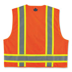 Load image into Gallery viewer, Glowear 8248z Class 2 Two-tone Surveyors Zipper Vest, Polyester, Large/x-large, Orange, Ships In 1-3 Business Days
