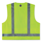 Load image into Gallery viewer, Glowear 8249z-s Single Size Class 2 Economy Surveyors Zipper Vest, Polyester, 4x-large, Lime, Ships In 1-3 Business Days
