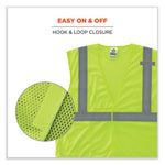 Load image into Gallery viewer, Glowear 8210hl-s Single Size Class 2 Economy Mesh Vest, Polyester, 3x-large, Lime, Ships In 1-3 Business Days
