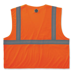 Glowear 8210hl-s Single Size Class 2 Economy Mesh Vest, Polyester, 3x-large, Orange, Ships In 1-3 Business Days