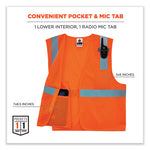 Load image into Gallery viewer, Glowear 8210hl-s Single Size Class 2 Economy Mesh Vest, Polyester, 3x-large, Orange, Ships In 1-3 Business Days
