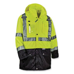 Load image into Gallery viewer, Glowear 8386 Class 3 Hi-vis Outer Shell Jacket, Polyester, 5x-large, Lime, Ships In 1-3 Business Days
