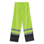 Load image into Gallery viewer, Glowear 8915bk Class E Hi-vis Rain Pants Black Bottom, 3x-large, Lime, Ships In 1-3 Business Days
