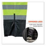 Load image into Gallery viewer, Glowear 8915bk Class E Hi-vis Rain Pants Black Bottom, 3x-large, Lime, Ships In 1-3 Business Days
