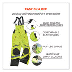 Load image into Gallery viewer, Glowear 8928 Class E Hi-vis Insulated Bibs, Medium, Lime, Ships In 1-3 Business Days
