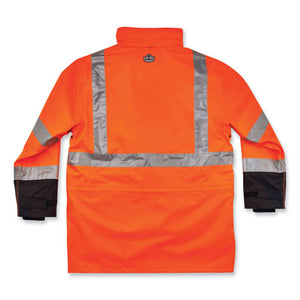 Glowear 8388 Class 3/2 Hi-vis Thermal Jacket Kit, 5x-large, Orange, Ships In 1-3 Business Days